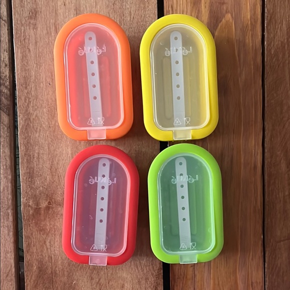 Lekue Other - Lékué Set of 4 Large Stackable Popsicle Molds + Stick